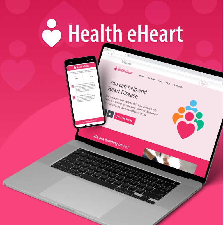 Health eHeart on mobile and web